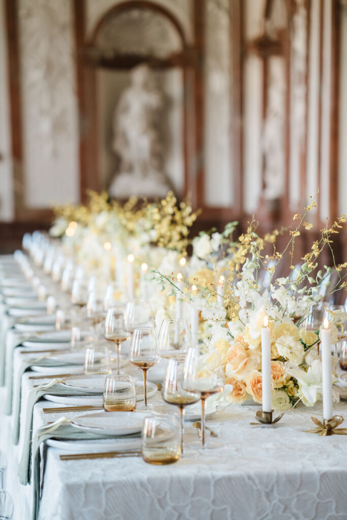 Hochzeitstisch im Schloss Belvedere