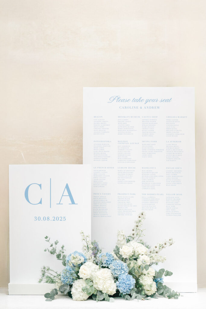 Sitzplan Hochzeit