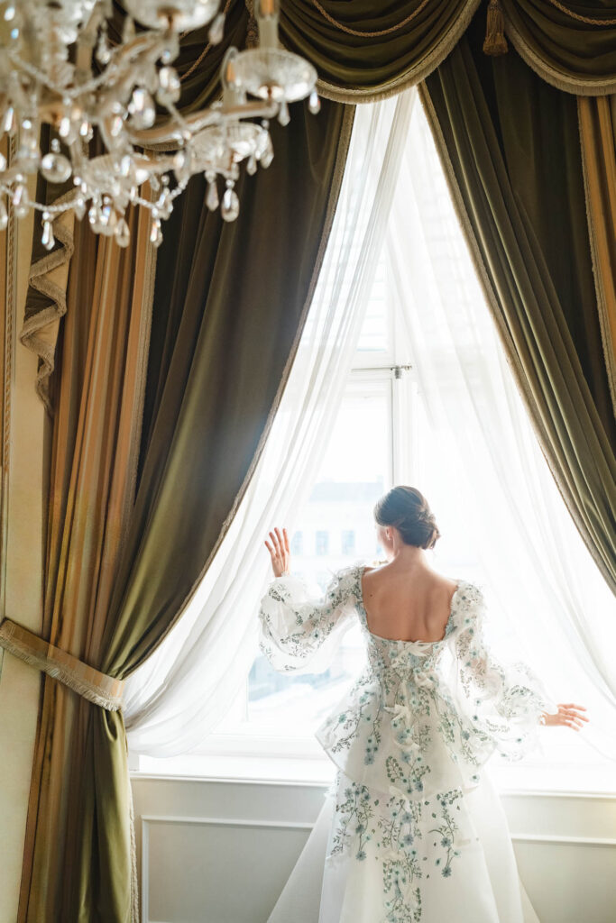 Braut im Hotel Imperial in Wien